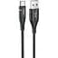 USB Cable Hoco U93 Shadow Type-C Black 1.2m - мініатюра 1