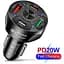 Автомобільний зарядний пристрій No Brand CWa 2USB 2Type-C PD20W QC 3.0 Black (70250551) - мініатюра 4