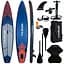 Надувна дошка SUP THUNDER Steel 365 см з веслом Red - мініатюра 1