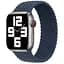 Ремінець CasePro Braided Solo Loop Abyss Blue Size M для Apple Watch 45mm/44mm/42mm - мініатюра 1
