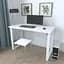 Письмовий стіл Ferrum-decor Драйв 750x1000x700 Білий метал ДСП Біле 32 мм (FRD-103373) - мініатюра 2