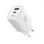 Зарядний пристрій мережевий MAKE 30W GaN3 Type-C PD3.0 + USB QC3.0 White - мініатюра 2