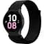 Ремінець нейлоновий на липучці для смарт-годинника BeWatch Samsung 22 мм Black (102139.1UW) - мініатюра 1