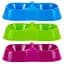 Миска двойная для корма и воды MPS Maya Double S Miz Col. 11.5×21.5x6 см - миниатюра 2