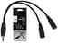 Перехідник адаптер Cablexpert CCA-415-0.1 м Mini-Jack 3.5 мм 2 x Mini-Jack 3.5 мм чорний - мініатюра 2