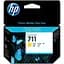 Картридж HP DJ No.711 DesignJet 120/520 Yellow (CZ132A) - миниатюра 1
