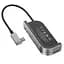 USB-хаб Baseus Bend Angle No.7 Multifunctional Type-C Converter Dark Gray - мініатюра 1