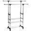 Вішалка-стійка для одягу Triple Stand Hanger подвійна телескопічна (Triple Stand Hanger_737) - мініатюра 1