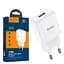 Мережевий зарядний пристрій Hoco N9 + USB Cable Type-C 1 USB 2.1A White - мініатюра 1