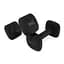 Гантелі вінілові Cornix Square 2 x 5 кг XR-0410 Black - мініатюра 9