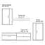 Модульна стінка для вітальні Гербор Міні Барато Дуб сонома (GRB-1914) - мініатюра 2