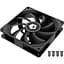 Вентилятор ID-Cooling FL-12025K, 120 x 120 x 25мм, 3-pin, черний (FL-12025K) - мініатюра 2