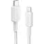 Кабель Anker 322 USB-C to Lightning - 0.9m Nylon White (6908996) - мініатюра 1