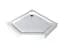 Душевой поддон Asignatura Turia 90x90 39833005 белый - миниатюра 1