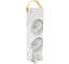 Портативный вентилятор Voltronic T1818, увлажнение, подсветка, Air Cooler Fan White - миниатюра 2