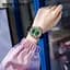 Наручний годинник жіночий 9007 Black-Green Sanda acs0030964 - мініатюра 4