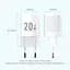 Зарядний пристрій 1xUSB-C 20W GaN + USB-C cable М-М White Vention (TZ-FEPW0-EU-01) - мініатюра 9
