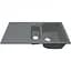 Кухонная мойка Adamant NEW LINE PLUS серая 975x495x235 мм, с крылом 97,5 см - миниатюра 2