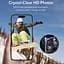 Защитное стекло Metal Classic на камеру (в упак.) для Apple iPhone 15 Pro (6.1) / 15 Pro Max (6.7) Сиреневый / Rainbow - миниатюра 5