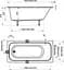 Ванна акрилова Ravak Chrome Slm 170x75 C741300000 Білий - мініатюра 5
