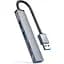 USB-хаб ORICO USB-A - USB3.0, 2xUSB2.0, TF (AH-A12F-GY-BP) - мініатюра 1