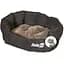 Лежак AnimAll Royal M для собак коричневий 53×47×21 см - мініатюра 1