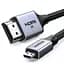 Кабель UGREEN Micro HDMI-HDMI 2.1 Aluminum Shell Braided 48Gbps Ultra High Speed 2 м Black (HD164) - мініатюра 1