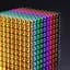 Іграшка головоломка магнітні кульки блоки Buckyballs Neocube поліхромні, 216 шт по 5 мм, 1 набір - мініатюра 2