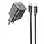 СЗУ Hoco N41 Almighty PD20W+QC3.0 (1USB-A/1C) + кабель Type-C to Lightning - миниатюра 1