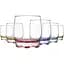 Набір склянок із 6 шт для шампанського lav Stemless Glass - Кольорові келихи для пиття, коктейлів, води - Кришталеві скляні келихи - мініатюра 1