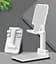 Підставка для телефону, смартфона, Folding desktop phone stand Біла - мініатюра 4