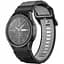 Браслет Ribbed Samsung Galaxy Watch 6 Classic 43mm 6 Classic 47mm - чорно-сірий ширина кріплення 20мм силікон Watchbands (W11-5WB17307404) - мініатюра 1