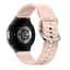 Ремінець для Samsung Galaxy Watch 4 44mm - бежево-рожевий ширина кріплення 20мм силікон Watchbands Diamond (W28-6WB10289017) - мініатюра 2