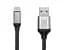 Кабель REAL-EL Premium Leather USB - USB Type-C (M/M), 1 м, Black (EL123500049) - миниатюра 3