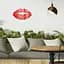 Дзеркальний декор Wall Sticker SW-00002500 декор акриловий самоклеючий Губи 2 шт. червоний - мініатюра 5