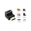 Переходник HDMI M to HDMI F 90° corner Down HD112 black Ugreen (20109) - миниатюра 3