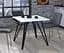 Обідній стіл Ліма 80-80 Прямі кути Loft Design (Білий) - мініатюра 1