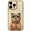 Чохол Nimmy 3D Matal Buttons Apple iPhone 15 Bear Khaki - мініатюра 1