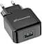Мережевий зарядний пристрій Grand-X (1xUSB 5В/2.1А) Black (CH-03B) - мініатюра 5