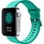 Силіконовий ремінець BeCover для Xiaomi Mi Watch / Garmin Vivoactive 3S / 4S / Venu 2С / Canyon CNS-SW71SS / Mobvoi TicWatch C2 / Withings Activite Steel / Huawei Honor S1 Green (704513) - мініатюра 1