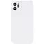 Чохол Epik Silicone Case Full Camera Protective (AA) NO LOGO для Apple iPhone 12 (6.1) Білий / White - мініатюра 1