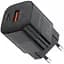 Зарядний пристрій 2xUSB 33W (USB-C+USB-A ) PD QC3.0 PD5006 чорний Choetech (PD5006-EU-BK) - мініатюра 1