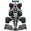 Машинка Rastar Mercedes-AMG F1 W11 EQ Performance 1:12 Чорний - мініатюра 6