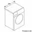 Пральна машина Bosch з фронтальним завантаженням WAN28162UA, 7кг, 1400, A+++(-10%), 55см, Дисплей, Білий (WAN28162UA) - мініатюра 5