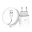 Адаптер мережевий Hoco Lightning Cable Glorious C73A - мініатюра 1