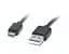Кабель REAL-EL Pro USB - micro USB V 2.0 (M/M), 0.6 м, чорний (EL123500021) - мініатюра 1