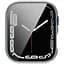 Чохол-накладка DK Пластик Soft-Touch Glass Full Cover для Apple Watch 45mm (silver) - мініатюра 2