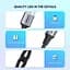 Дата кабель USB 2.0 AM to Type-C 1.0m US288 Aluminum Braid Black Ugreen (60126) - мініатюра 7