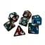 Набір кубиків Double Color Glitter 7 Dice Set - Red-Blue , 7 шт. (g7dglitdc10) - мініатюра 1