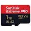 Карта пам'яті SanDisk 1 TB microSDXC UHS-I U3 Extreme Pro+SD Adapter (SDSQXCD-1T00-GN6MA) - мініатюра 2